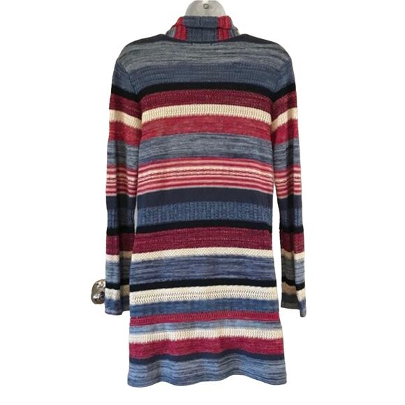 J. Jill Duster Oversized Striped Cardigan Sweater XS - Picture 2 of 6